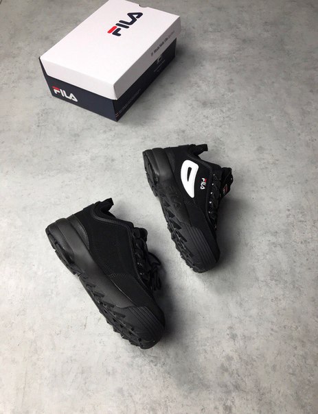 fila disruptor 2 black leather