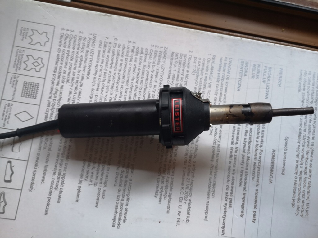 ZGRZEWARKA LEISTER HOT JET S , STAN BARDZO DOBRY - 7721062768