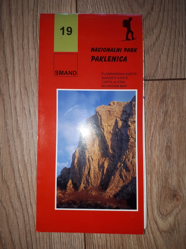 CHORWACJA. Mapa Paklenica Nacionalni Park-VELEBIT