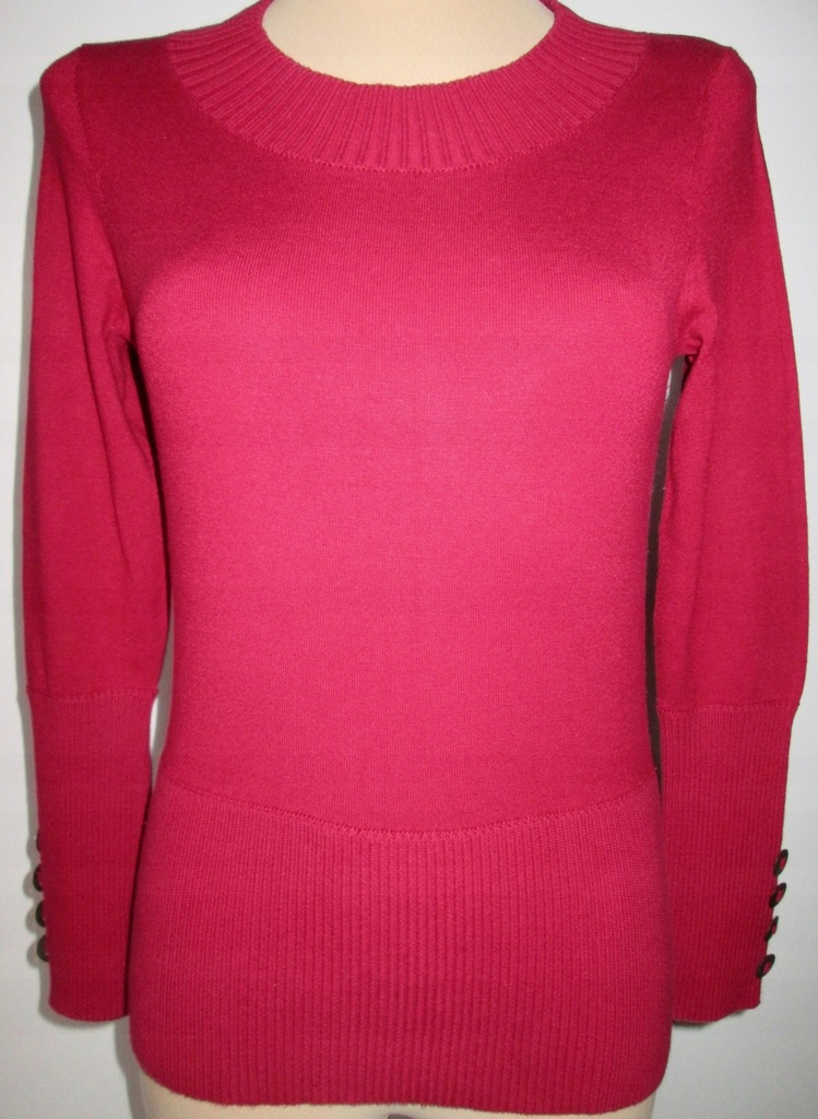 kobiecy sweterek ORSAY c.czerwień jak nowy r.M