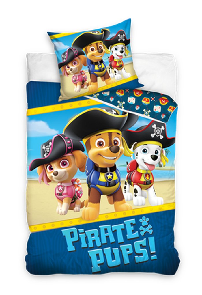 160x200 POŚCIEL LICENCJA PSI PAW PATROL PIRACI