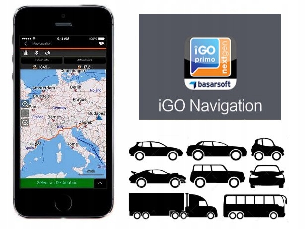 NOWOŚĆ iGO Primo Truck 2018.Q2 Basarsoft ANDROID