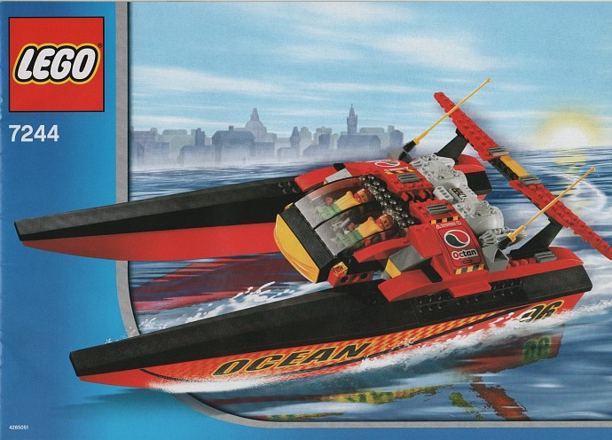 Lego city hot sale katamaran