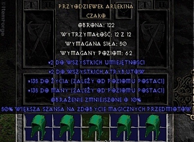 CZAKO PRZYODZIEWEK ARLEKINA DIABLO 2