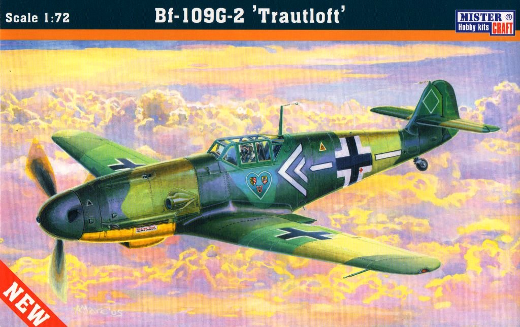 MESSERSCHMITT BF 109 G2 TRAUTLOFT 1/72 MISTERCRAFT