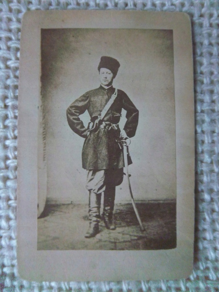 Antoni Berezowski w 1863 r- autograf/dedykacja
