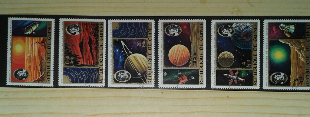 Gwinea 1973 - 500. rocznica urodzin Kopernika 