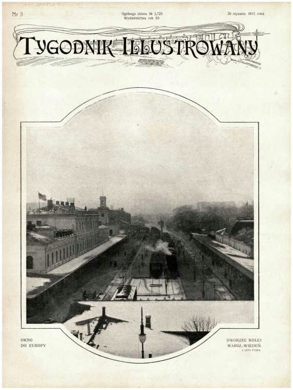 1912 KOLEJ WARSZAWSKO-WIEDEŃSKA KOLUSZKI PRUSZKÓW