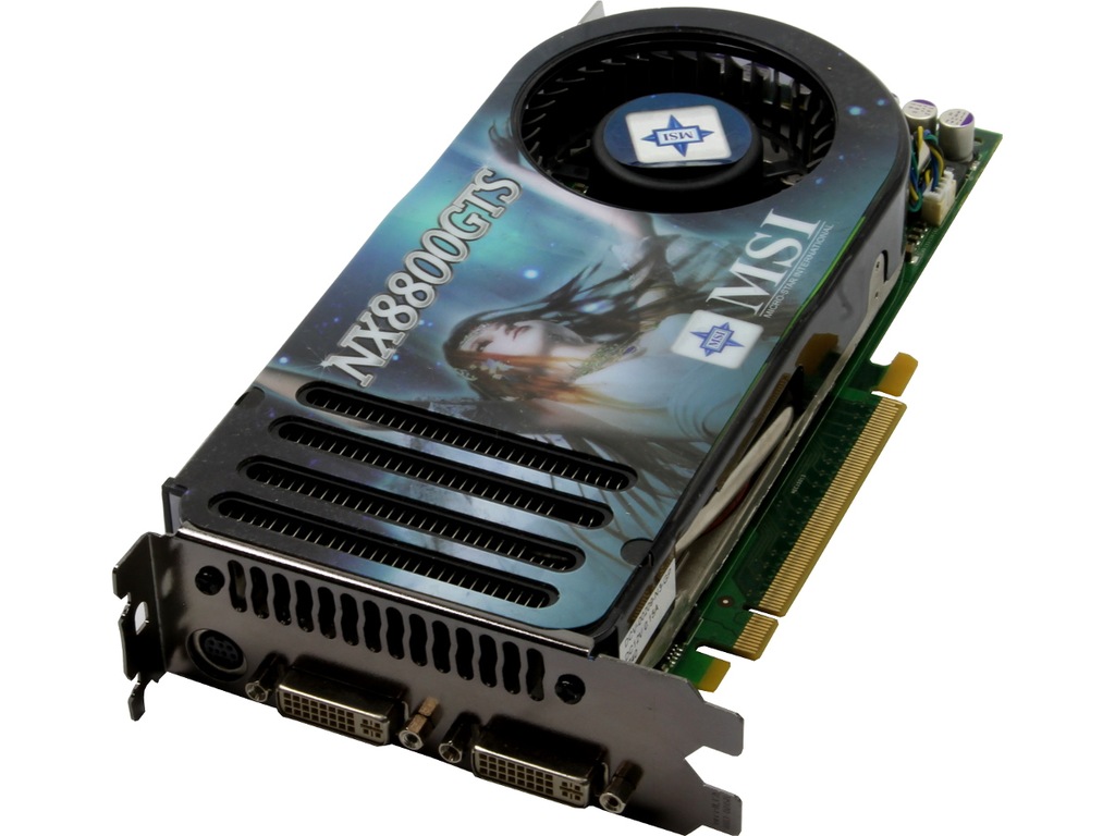 NVIDIA GEFORCE 8800 GTS 640MB 320-bit PCIe GW FV