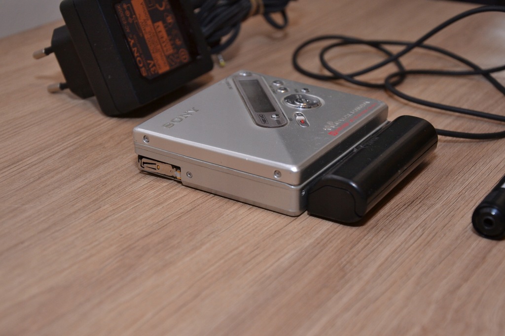 MiniDisc Sony MZN710 recorder netMD + pilot 7694408535 oficjalne archiwum Allegro