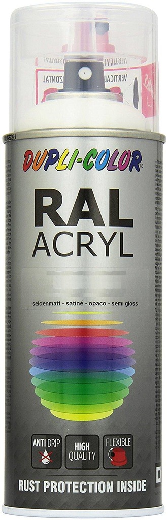 MOTIP LAKIER FARBA SPRAY SZARY 25 ODCIENI RAL