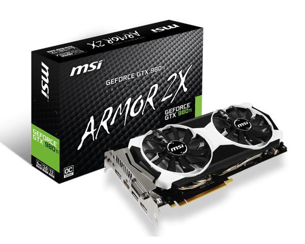 Nvidia GeForce GTX 980 Ti Msi 6GD5T OC Armor2x usz