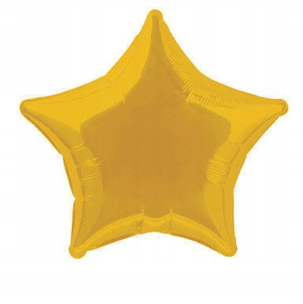 Balon foliowy Gwiazda złota 18 cali