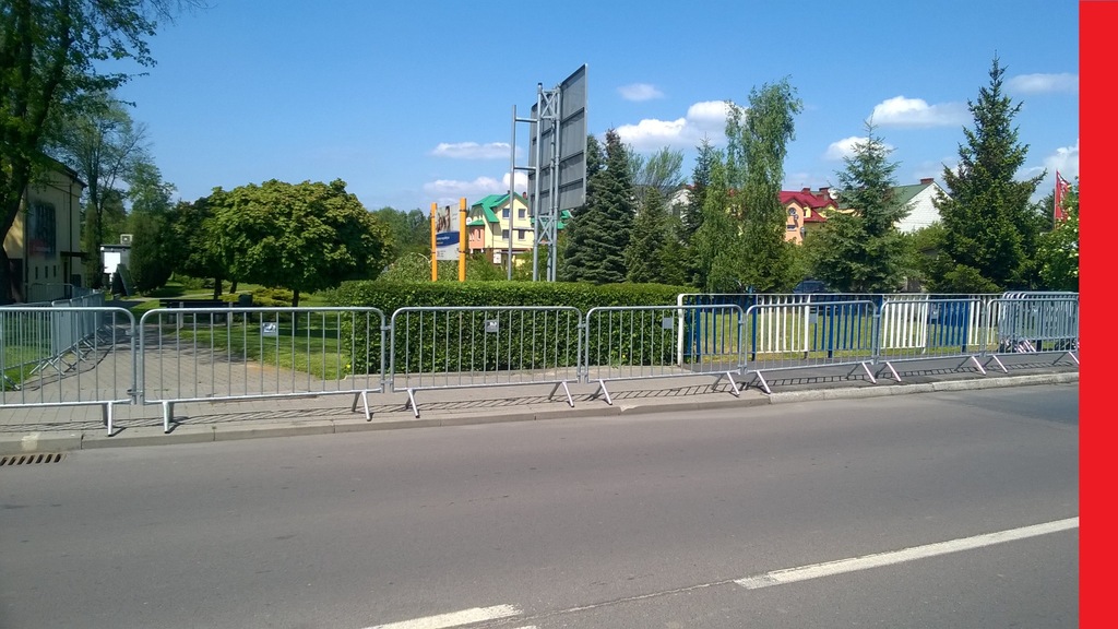Wynajem barierek ochronnych lekkich LUBLIN
