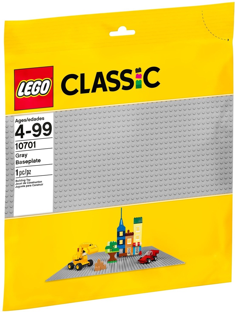LEGO Classic Szara Płyta Konstrukcyjna 10701