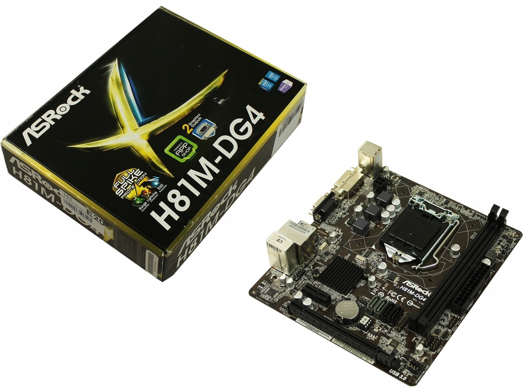 PŁYTA GŁÓWNA ASROCK H81M-DG4 1150 DDR3 GW FVAT - 6711958679 - oficjalne ...