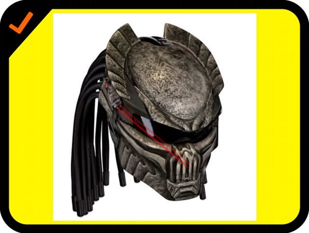 Kask motocyklowy Predator Wilk Aztec HJC