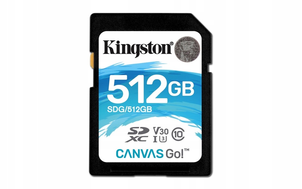 KINGSTON SD 512GB Canvas Go 90/45MB/s CL10 U3 V30