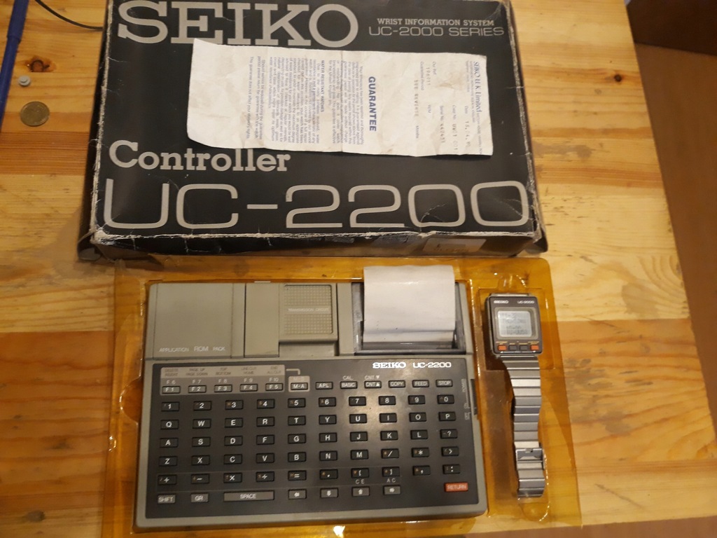 zegarek seiko uc-2000 +controller uc 2200 top stan