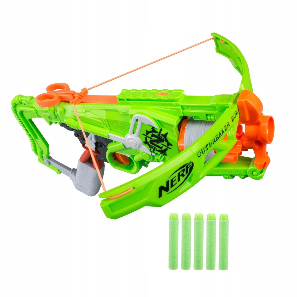 NERF HASBRO ZOMBIE STRIKE KUSZA OUTBREAKER B9093