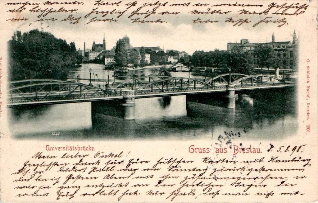 WROCLAW Gruss aus Breslau 1898r.