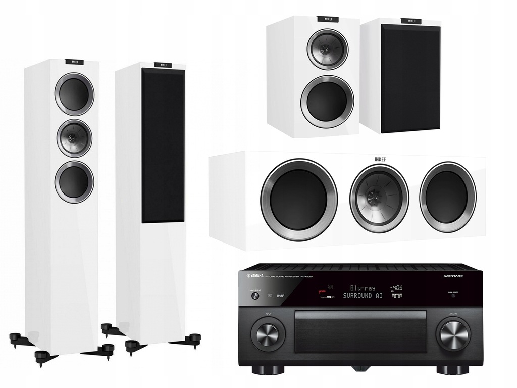 Kef best sale r200c white