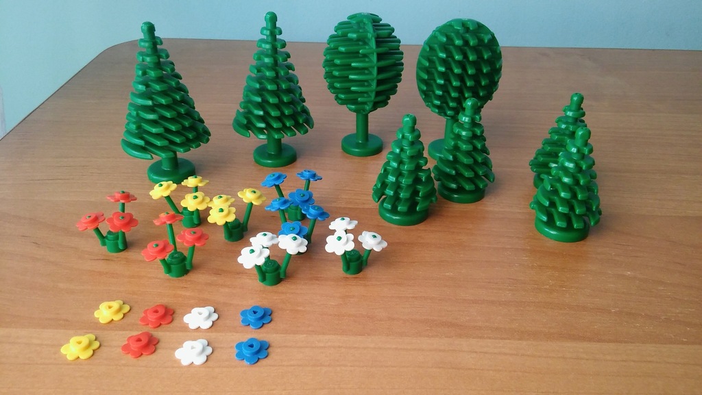 Lego Town, Drzewa i kwiaty 6317 / 1988 Unikat 7617391440 oficjalne