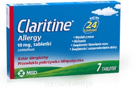 Claritine SPE tabl. 0,01 g 7 tabl.APTEKA P-Ń