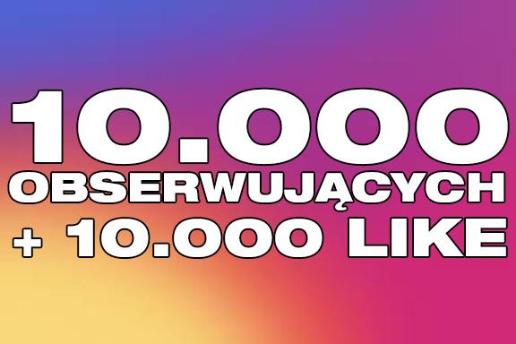 10.000 Obserwujących INSTAGRAM Followers + BONUS