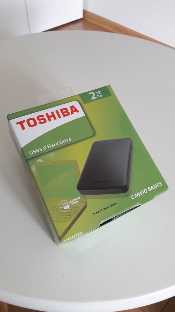Toshiba Canvio 2TB USB 3.0, FV, GW 