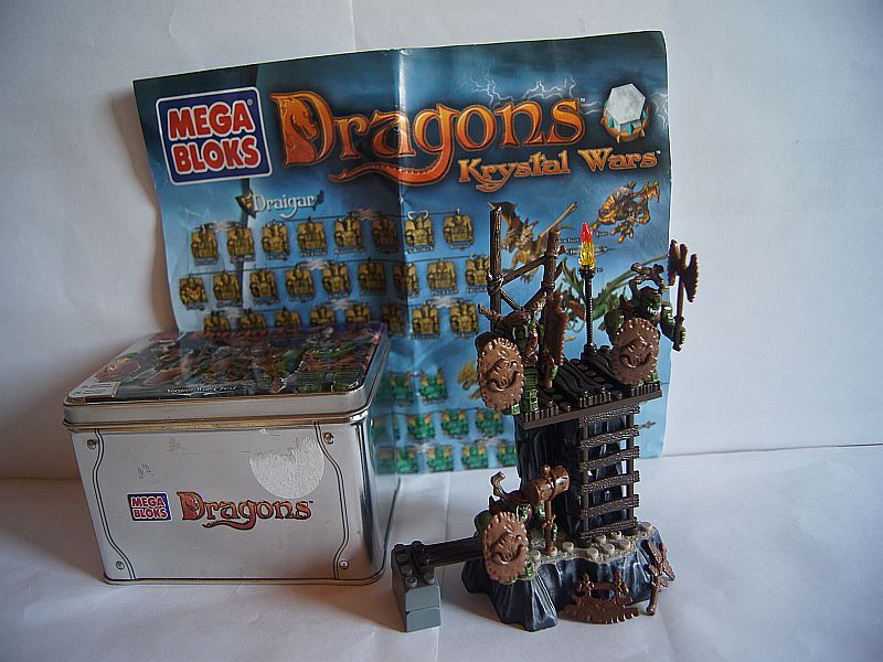 MEGA BLOKS Dragons Krystal Wars Vorgan War 9867