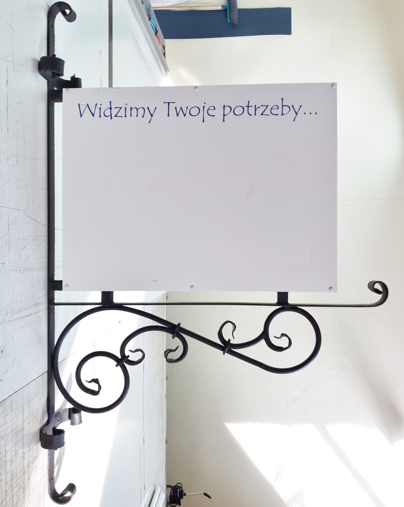 Szyld reklamowy metalowy kuty tablica