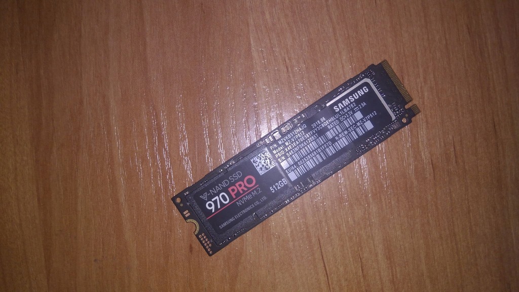 Ssd Samsung 970 Pro 512gb Nvme M 2 Oficjalne Archiwum Allegro