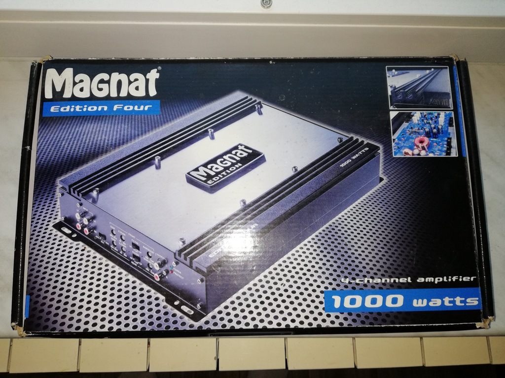 WZMACNIACZ MAGNAT EDITION 1000W-4 kanałowy