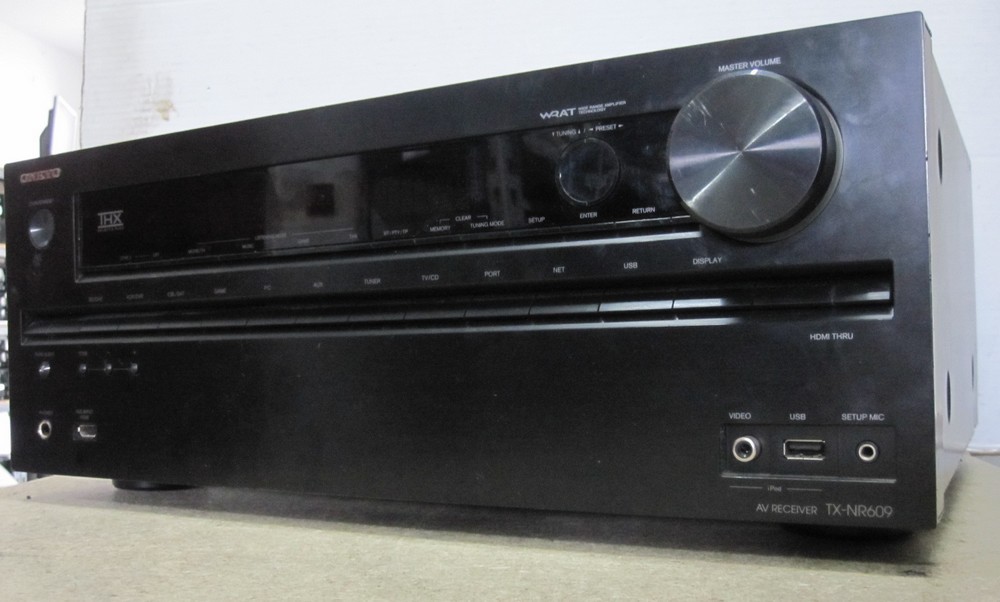 Amplituner ONKYO TX-NR609  USB HDMI LAN Moc 7x160W