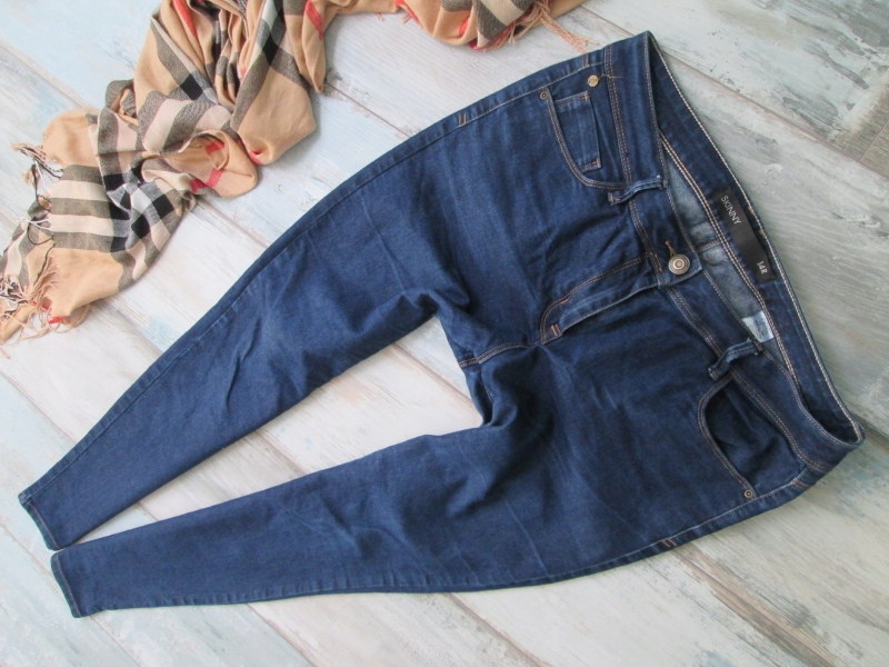 NEXT__WYSOKI STAN SKINNY jeans rurki___42 XL