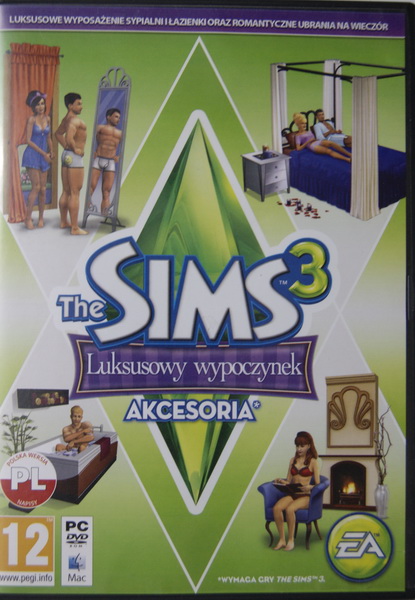 THE SIMS 3 LUKSUSOWY WYPOCZYNEK AKCESORIA PL PC