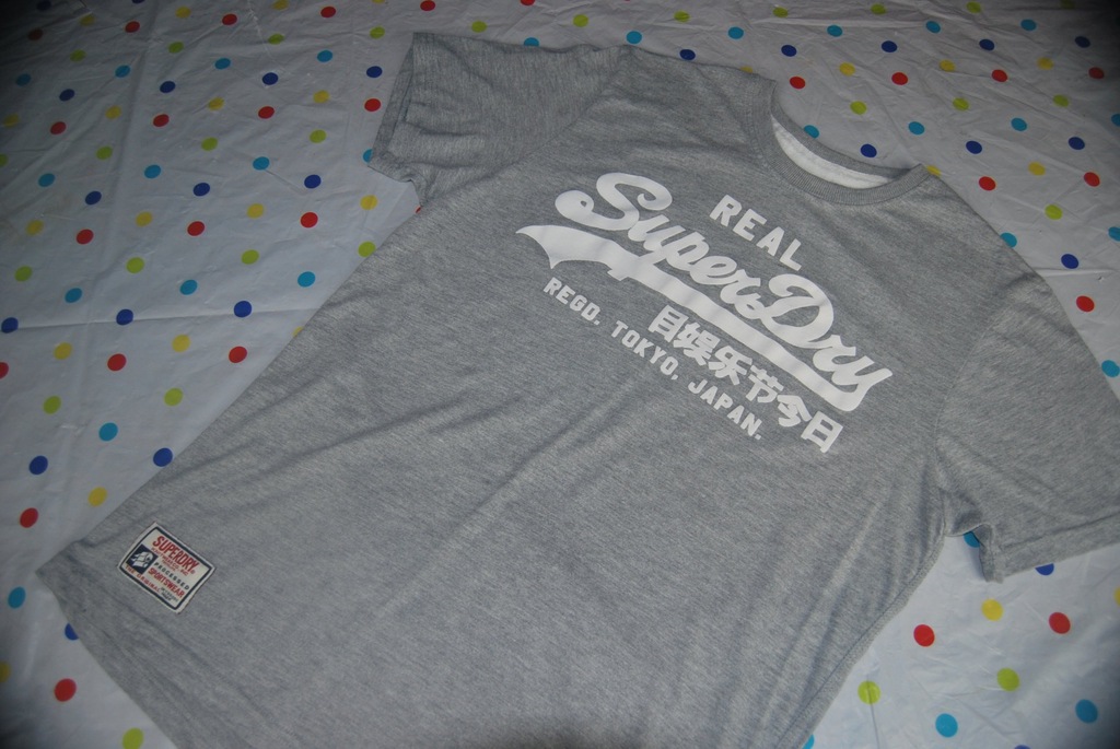 Superdry modny t-shirt L