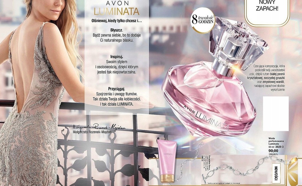 Avon - Woda perfumowana Luminata + Bransoletka