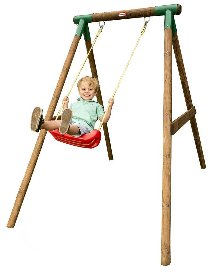 Little Tikes Drewniana huśtawka MILANO plac zabaw