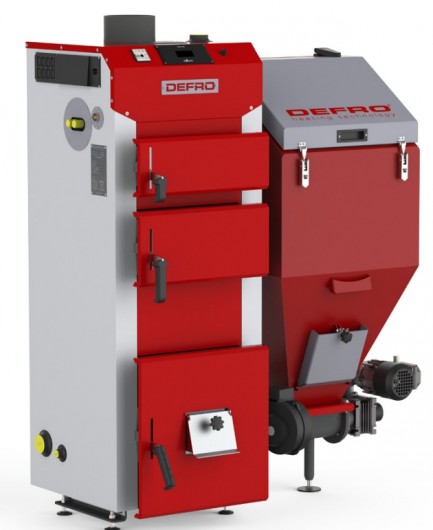 DEFRO DUO MINI 14 kW PIEC Z PODAJNIKIEM do 190 m2