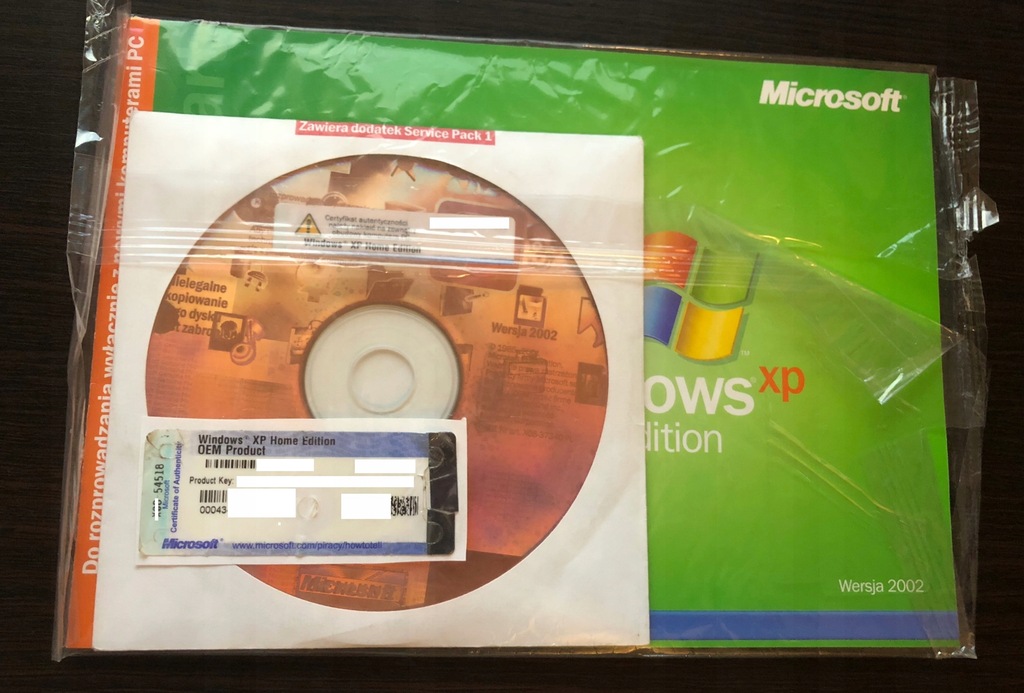 WINDOWS XP HOME EDITION SERVICE PACK 1