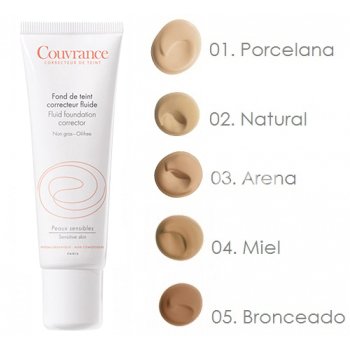 AVENE Couvrance fluid 01 PODKŁAD KORYGUJ + PRÓBKI
