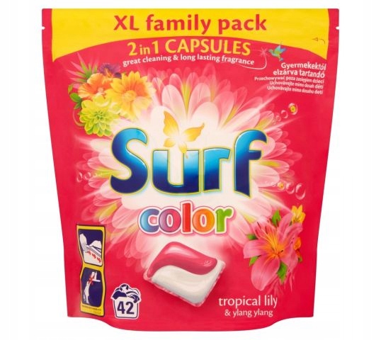 Kapsułki Surf, Kolor 42szt, Lilia/Ylang Ylang