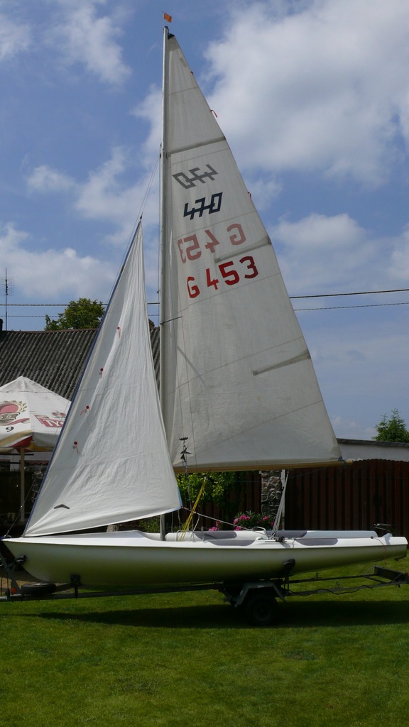 ŻaglowKa ALPA ESSE 470 z wozkiem, spinaker, genua