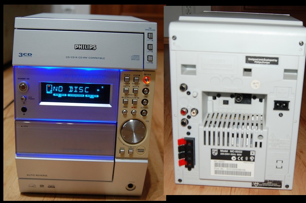 Philips MC-50/22 z głośnikami