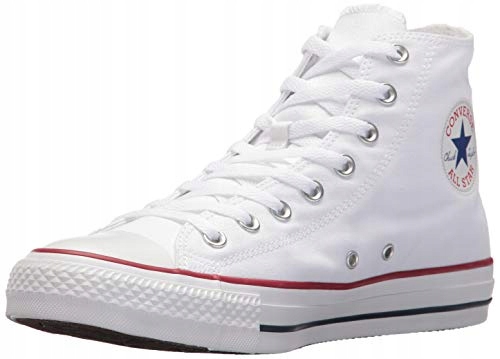 BUTY CONVERSE MĘSKIE TRAMPKI BIAŁE WYSOKIE 45