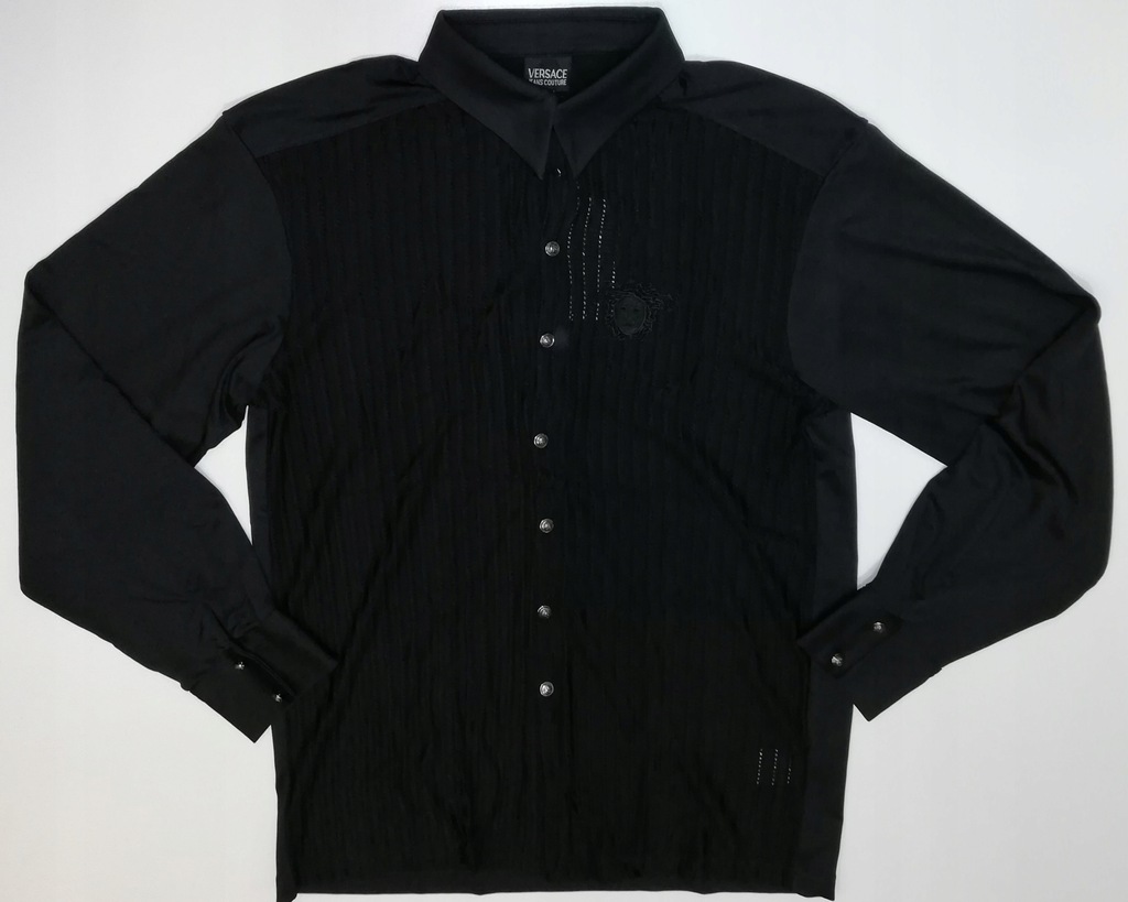 Koszula męska czarna nowa firmy Versace rozmiar L
