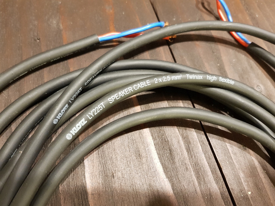 Kabel głośnikowy Klotz LY225T 2x2,5m