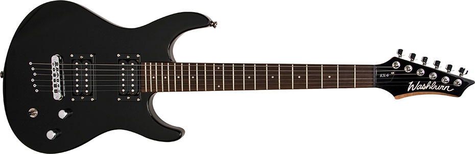 WASHBURN RX 6 (B) gitara elektryczna 3/4 CZARNA